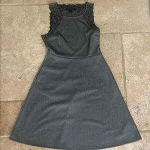 Banana Republic Gray Sleeveless A-Line Mini Dress